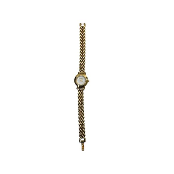 Michele 72-202-G Interchangeable 5-Bezel Watch Set Gold Bracelet and Straps - Picture 3 of 16